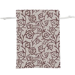 Curly Lines  Lightweight Drawstring Pouch (xl) by SychEva