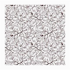 Pencil Flowers Seamless Pattern Medium Glasses Cloth by SychEva