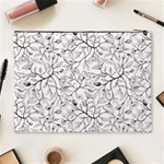 Pencil Flowers Seamless Pattern Cosmetic Bag (XL) Back