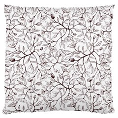 Pencil Flowers Seamless Pattern Large Cushion Case (two Sides) by SychEva