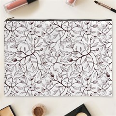 Pencil Flowers Seamless Pattern Cosmetic Bag (xxxl) by SychEva