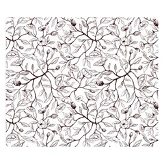 Pencil Flowers Seamless Pattern Double Sided Flano Blanket (small)  by SychEva