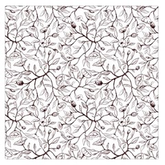 Pencil Flowers Seamless Pattern Large Satin Scarf (Square)