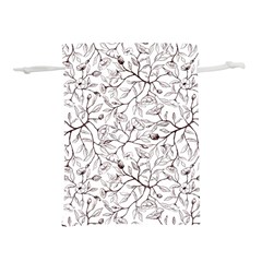 Pencil Flowers Seamless Pattern Lightweight Drawstring Pouch (M)