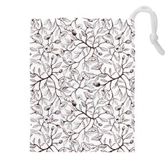 Pencil Flowers Seamless Pattern Drawstring Pouch (4XL)