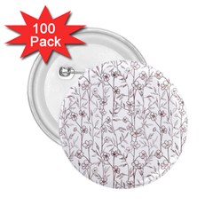 Pencil Flowers 2 25  Buttons (100 Pack)  by SychEva