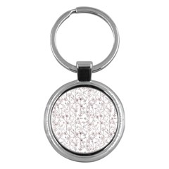 Pencil Flowers Key Chain (Round)