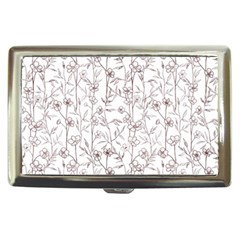 Pencil Flowers Cigarette Money Case