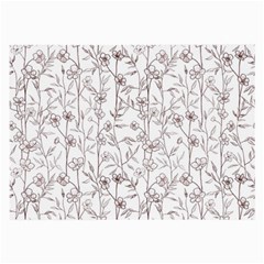 Pencil Flowers Large Glasses Cloth (2 Sides)