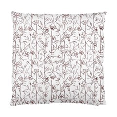 Pencil Flowers Standard Cushion Case (two Sides) by SychEva