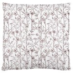 Pencil Flowers Large Cushion Case (Two Sides) Front