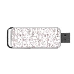 Pencil Flowers Portable USB Flash (One Side)