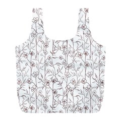 Pencil Flowers Full Print Recycle Bag (L)