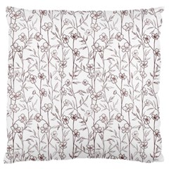 Pencil Flowers Standard Flano Cushion Case (Two Sides)