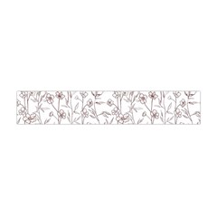 Pencil Flowers Flano Scarf (Mini)