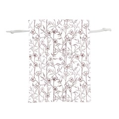 Pencil Flowers Lightweight Drawstring Pouch (S)