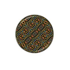 Electric Neon Lines Pattern Design Hat Clip Ball Marker (4 Pack) by dflcprintsclothing