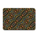 Electric Neon Lines Pattern Design Small Doormat  24 x16  Door Mat