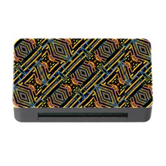 Electric Neon Lines Pattern Design Memory Card Reader with CF