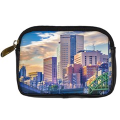 Akihabara Zone Urban Scene Tokyo Japan Digital Camera Leather Case by dflcprintsclothing