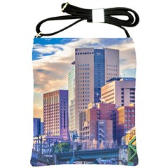 Akihabara Zone Urban Scene Tokyo Japan Shoulder Sling Bag by dflcprintsclothing