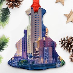 Akihabara Zone Urban Scene Tokyo Japan Ornament (christmas Tree)  by dflcprintsclothing