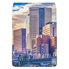 Akihabara Zone Urban Scene Tokyo Japan Removable Flap Cover (l)