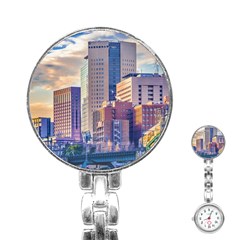 Akihabara Zone Urban Scene Tokyo Japan Stainless Steel Nurses Watch by dflcprintsclothing