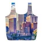 Akihabara Zone Urban Scene Tokyo Japan Full Print Recycle Bag (L) Front