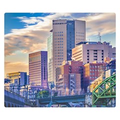 Akihabara Zone Urban Scene Tokyo Japan Double Sided Flano Blanket (small)  by dflcprintsclothing