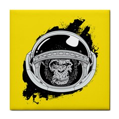 Spacemonkey Tile Coaster by goljakoff