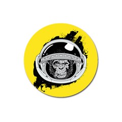 Spacemonkey Magnet 3  (round) by goljakoff