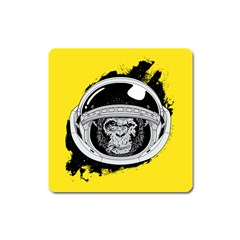 Spacemonkey Square Magnet by goljakoff