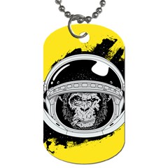 Spacemonkey Dog Tag (two Sides) by goljakoff