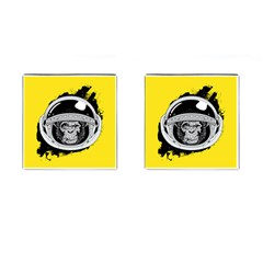 Spacemonkey Cufflinks (square) by goljakoff