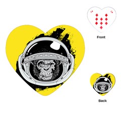 Spacemonkey Playing Cards Single Design (heart) by goljakoff