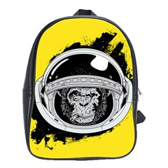 Spacemonkey School Bag (large) by goljakoff