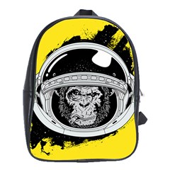 Spacemonkey School Bag (xl) by goljakoff