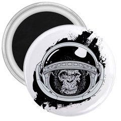 Spacemonkey 3  Magnets by goljakoff