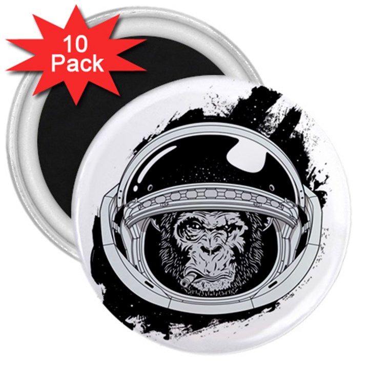 Spacemonkey 3  Magnets (10 pack) 