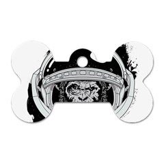 Spacemonkey Dog Tag Bone (one Side) by goljakoff