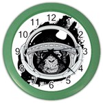 Spacemonkey Color Wall Clock Front