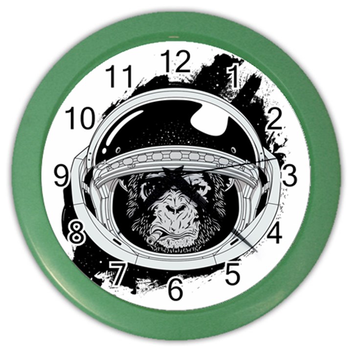 Spacemonkey Color Wall Clock