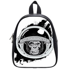 Spacemonkey School Bag (small) by goljakoff