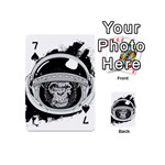 Spacemonkey Playing Cards 54 Designs (Mini) Front - Spade7