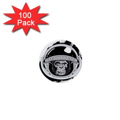 Spacemonkey 1  Mini Buttons (100 Pack)  by goljakoff