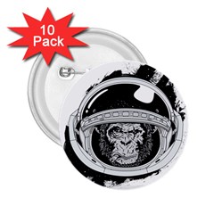 Spacemonkey 2 25  Buttons (10 Pack)  by goljakoff