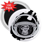 Spacemonkey 3  Magnets (100 pack) Front