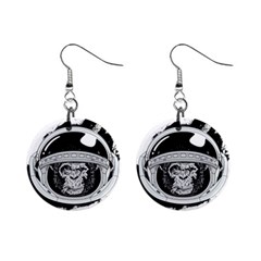 Spacemonkey Mini Button Earrings by goljakoff