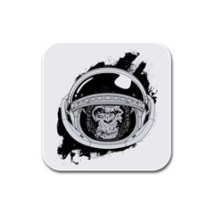 Spacemonkey Rubber Square Coaster (4 Pack) 